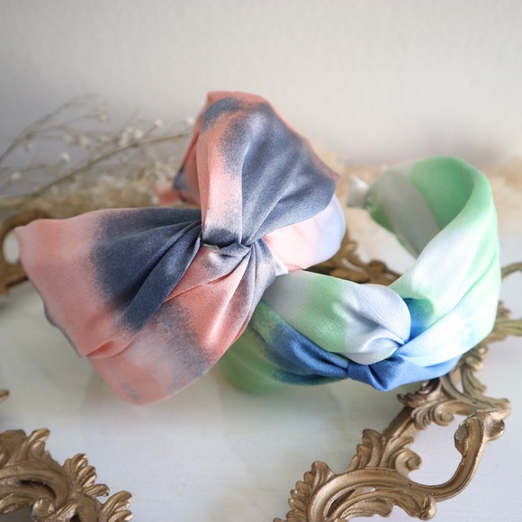 A set of two Tie Dye Pattern hair band/ headband - Picture 1 of 3